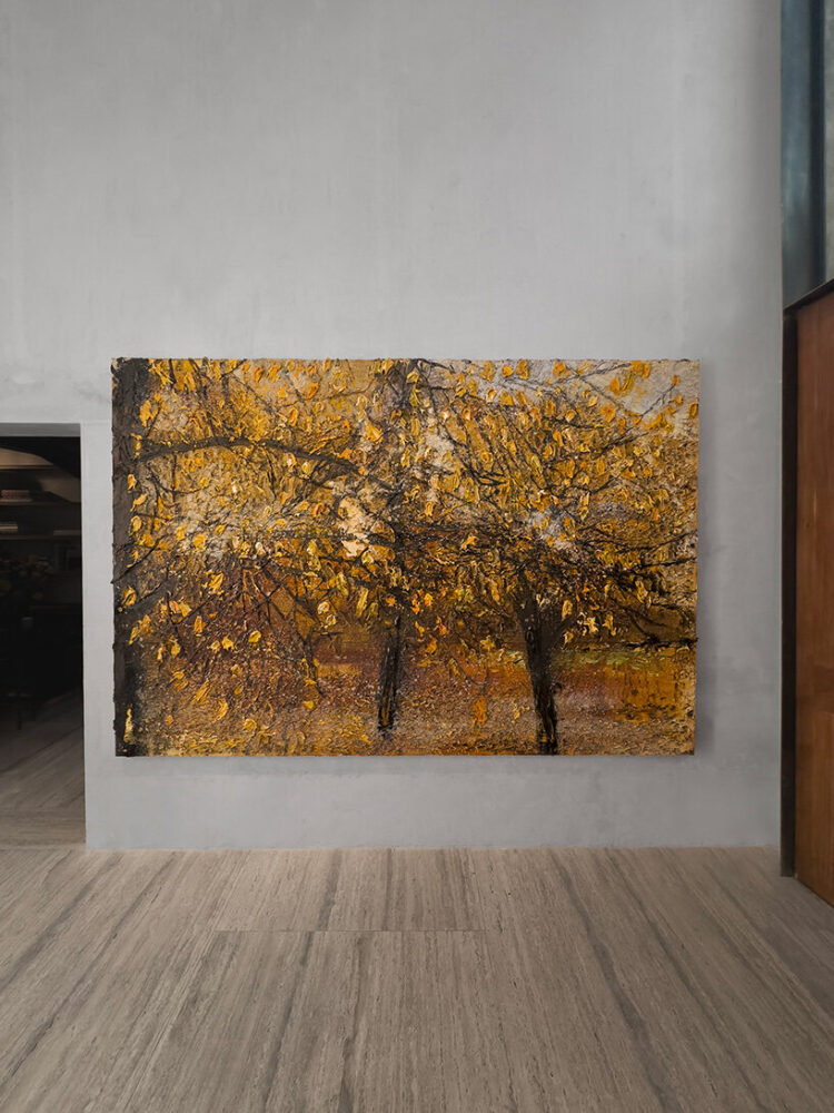 Anselm Kiefer, Wer jetzt kein Haus hat, baut sich keines mehr, 2021