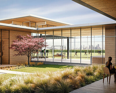 olson kundig designs 'bay FC training facility' for women's soccer league in san francisco