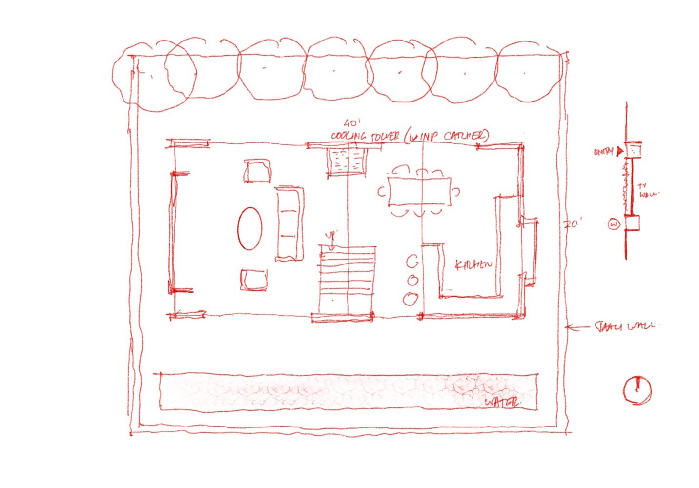 plan - ground floor sketch