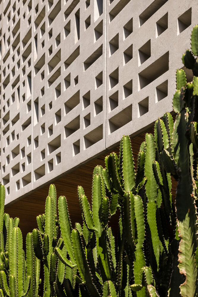 this singular detail is the only visible exterior element from the street