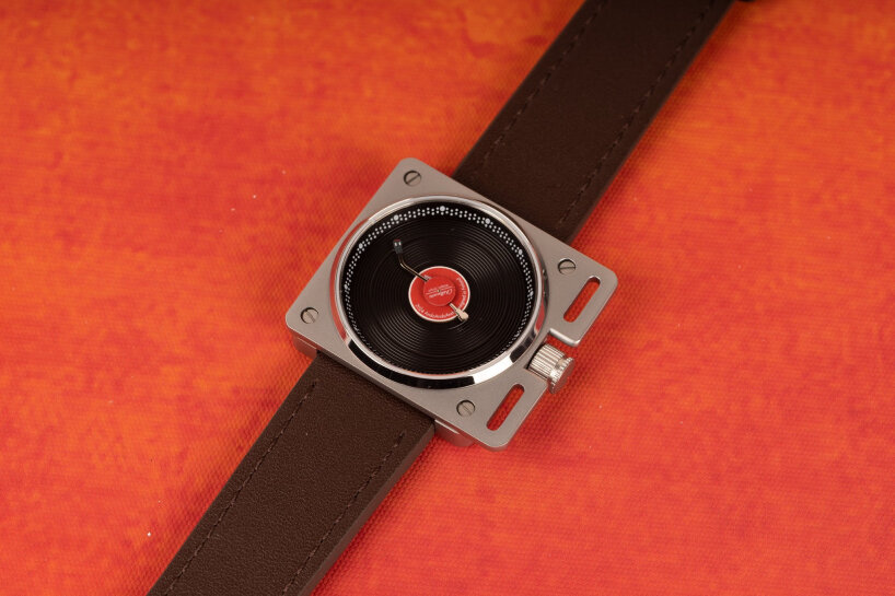 vinyl record player watch