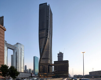 UNstudio's wasl tower in dubai draws from classical art with sinuous contrapposto pose