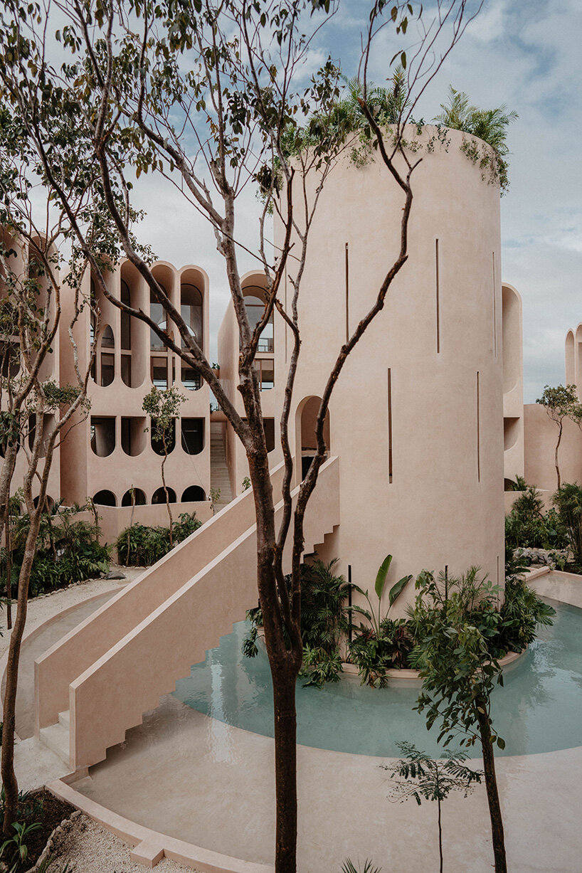 light, shadow, and tactility guide the user’s experience throughout the complex