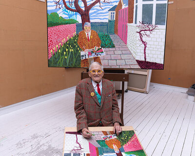 paris metro bans david hockney poster ahead of major exhibition at fondation louis vuitton