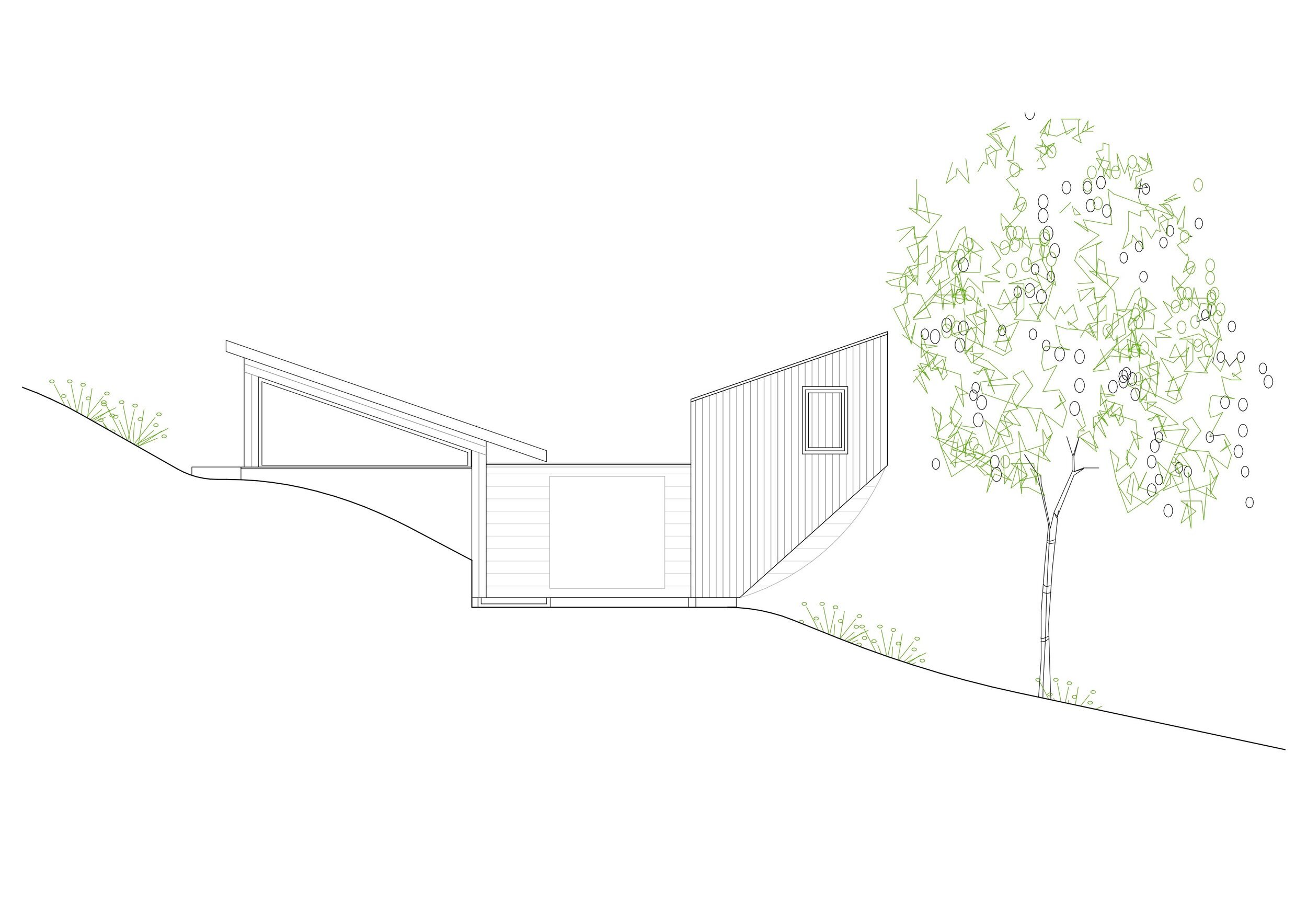 elevation west