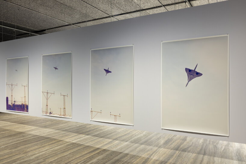 Wolfgang Tillmans, Concorde L449 - 19, 21, 22, 23, 25, 27, 28 , 1997, installation of 7 unframed inkjet prints on paper, courtesy of Galerie Buchholz
