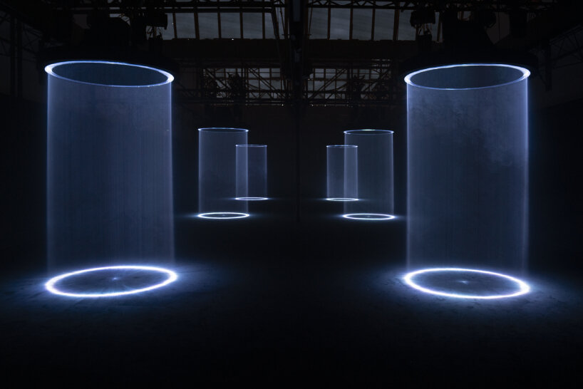 interactive light sculptures google