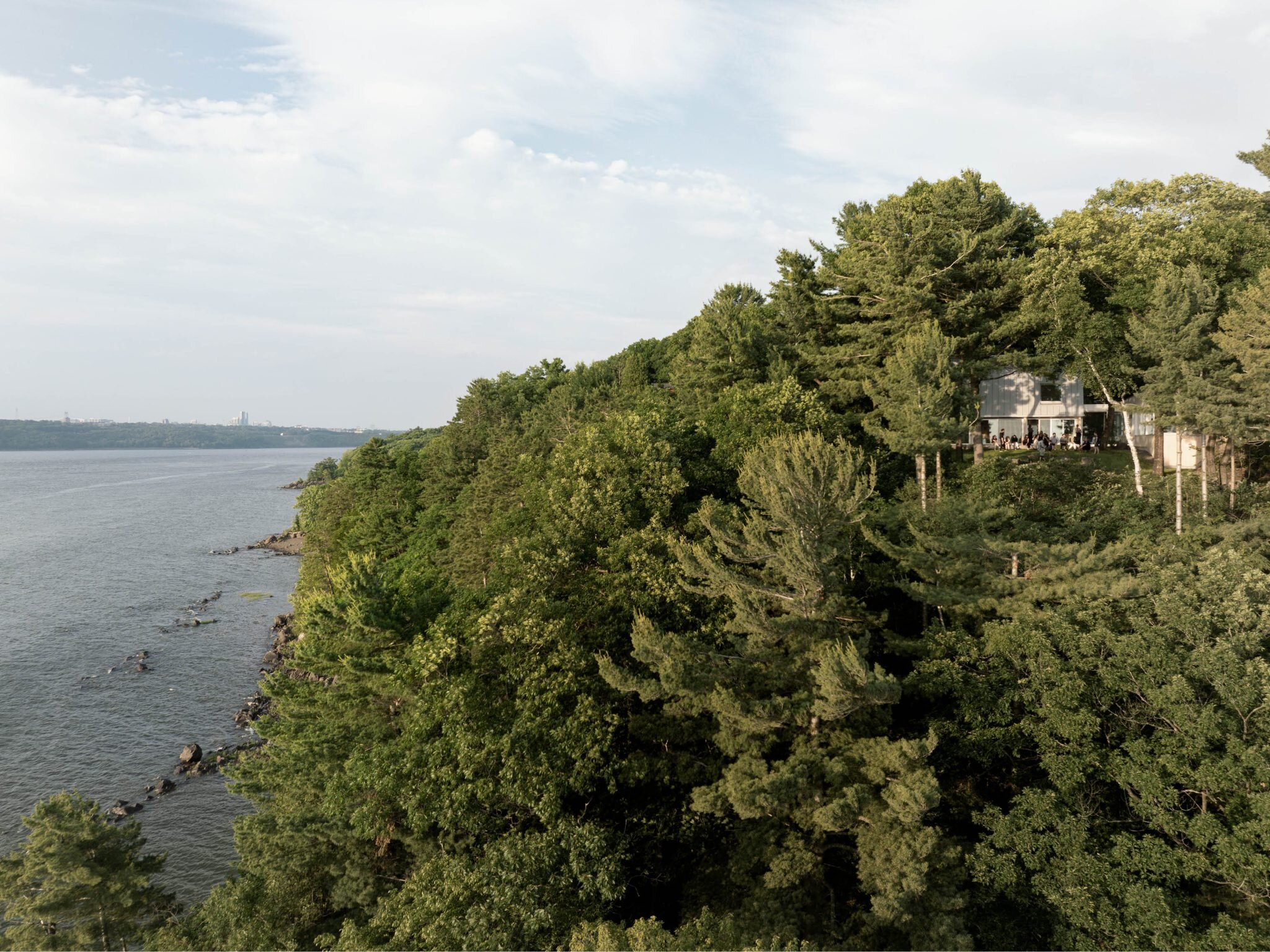native vegetation and edible plants redefine the exterior terrain