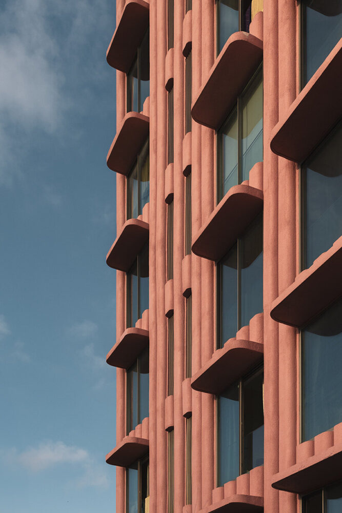 the color used is inspired by India’s national flower, the lotus