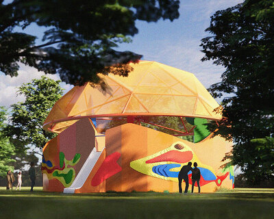 serpentine taps sir peter cook and LEGO for radical 'play pavilion' in london