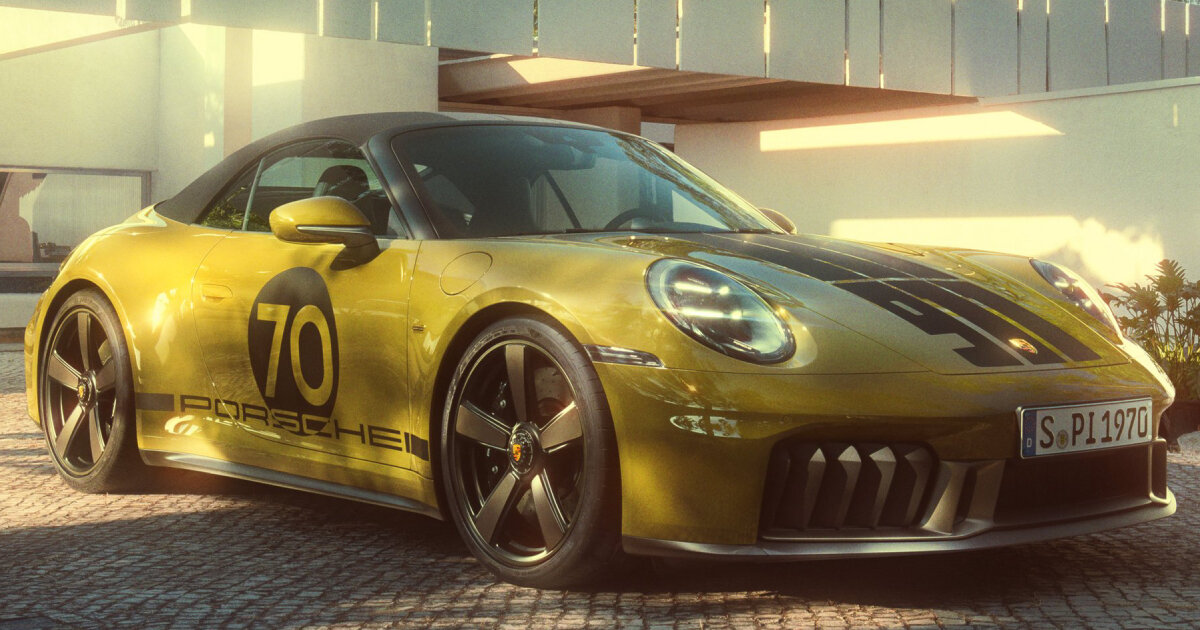 porsche 911 spirit 70 debuts, reviving the retro motorsports look