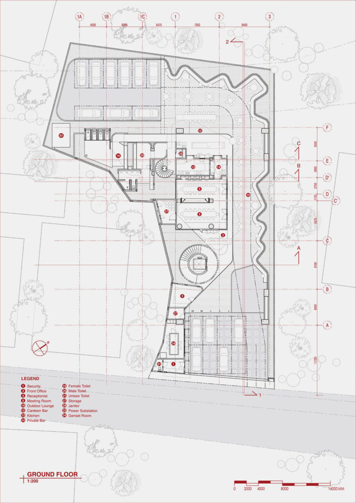 ground floor plan by RAD+ar