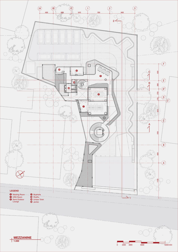 mezzanine floor plan by RAD+ar