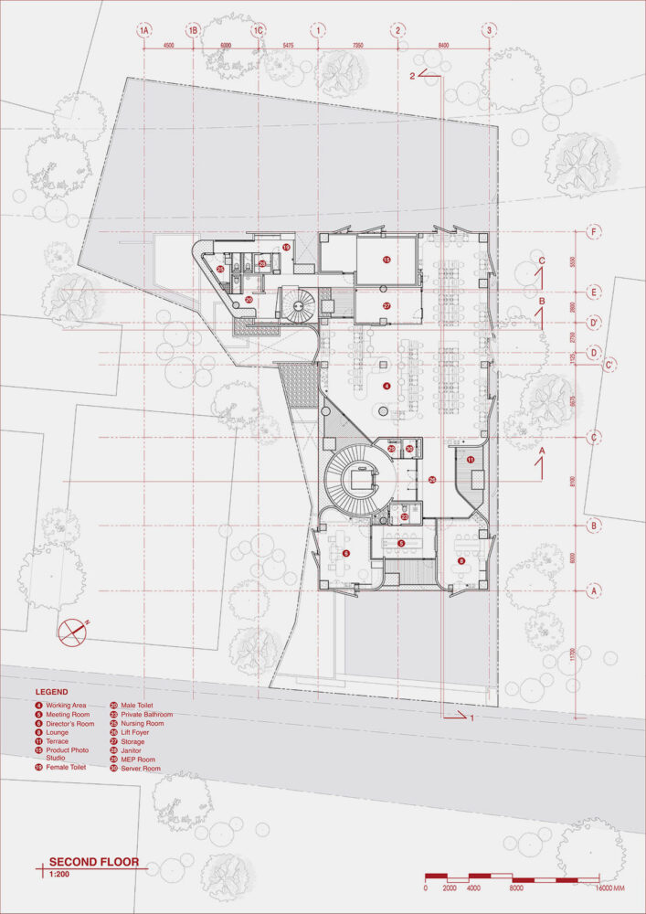 third floor plan by RAD+ar