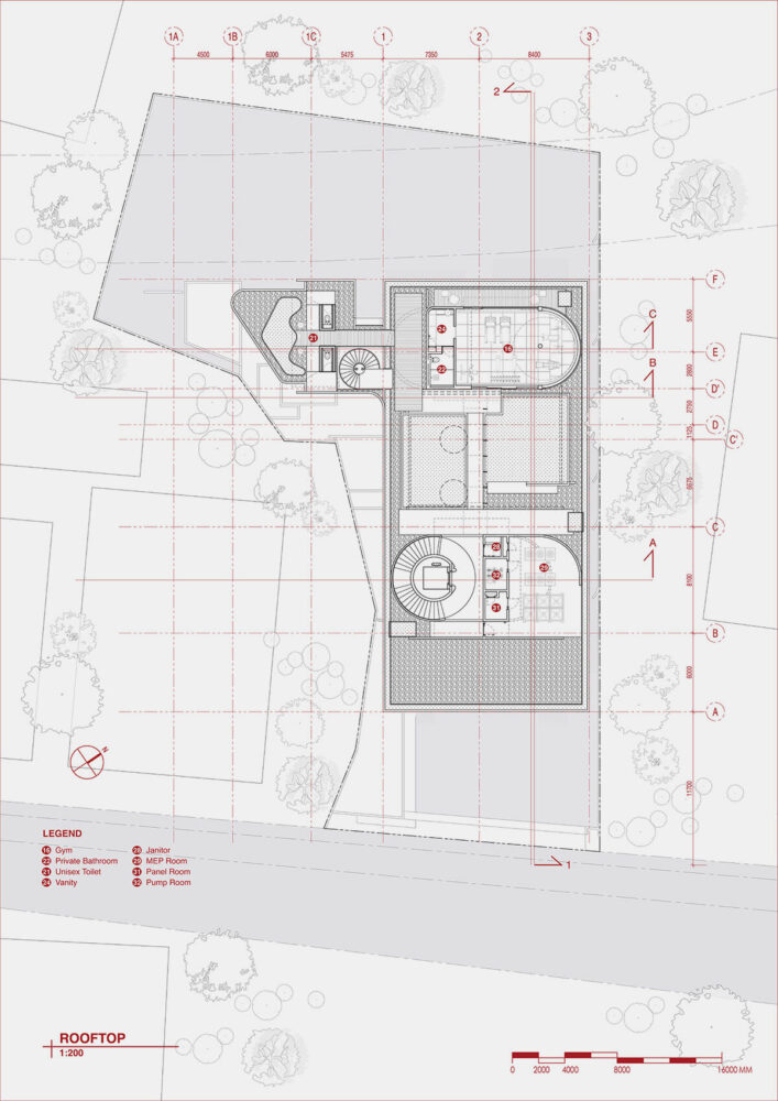 rooftop plan by RAD+ar