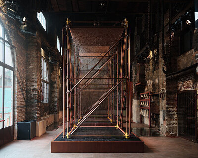 samuel ross on TRANSPOSITION, his 'vertical river' installation for the balvenie in milan