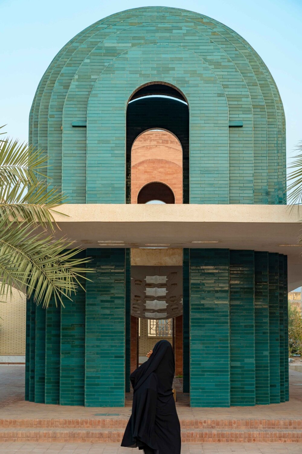 35-51 architects' two-domed shafagh tomb in iran reimagines mausoleum typology