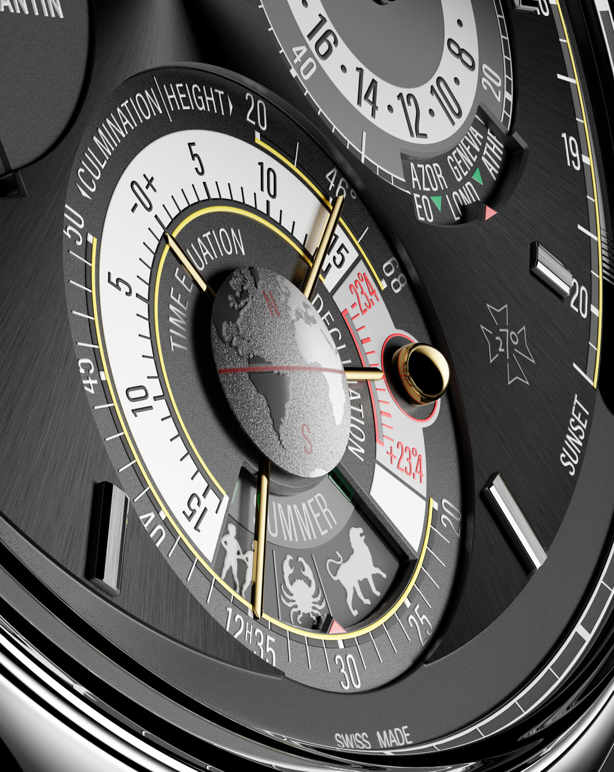 vacheron constantin's 'most complicated wristwatch ever' tracks standard and solar time