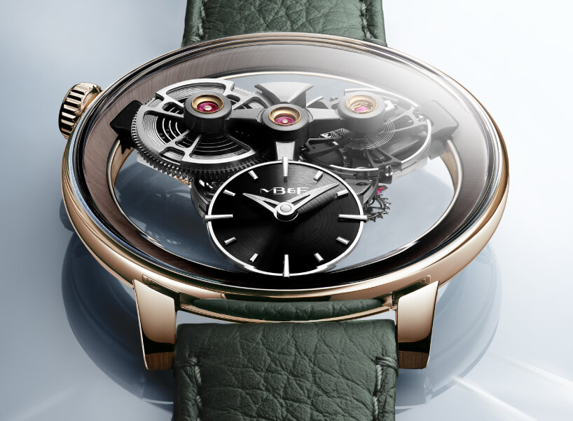 the watch is at the bottom of the dial