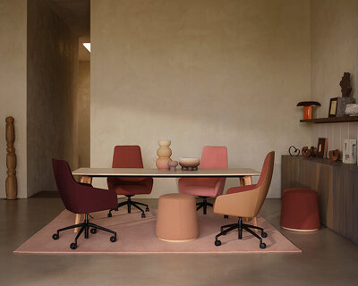 boss design dresses uma chair in bio-based foam refining carbon-free sculptural elegance