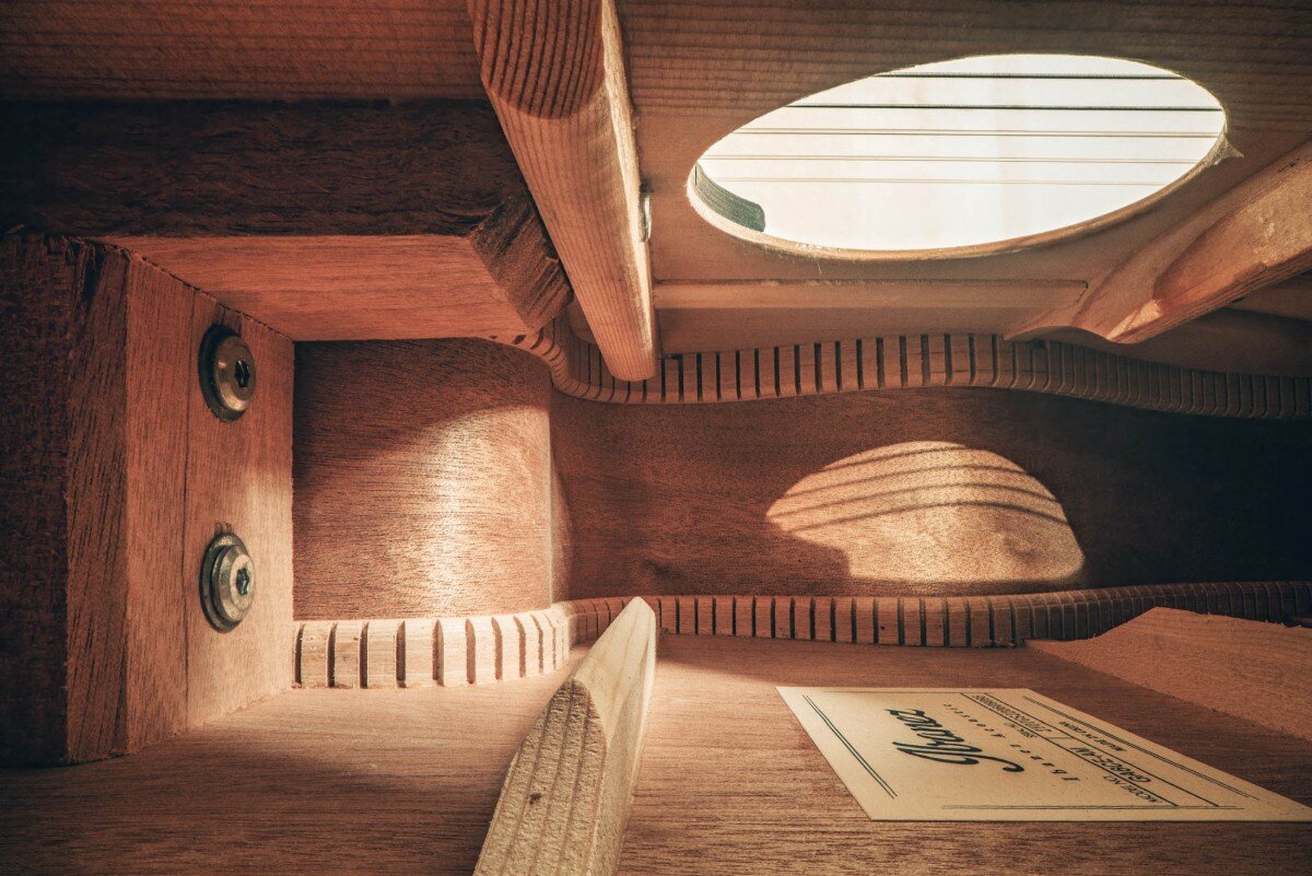 charles brooks captures vaulted, shaded spaces inside historic musical instruments