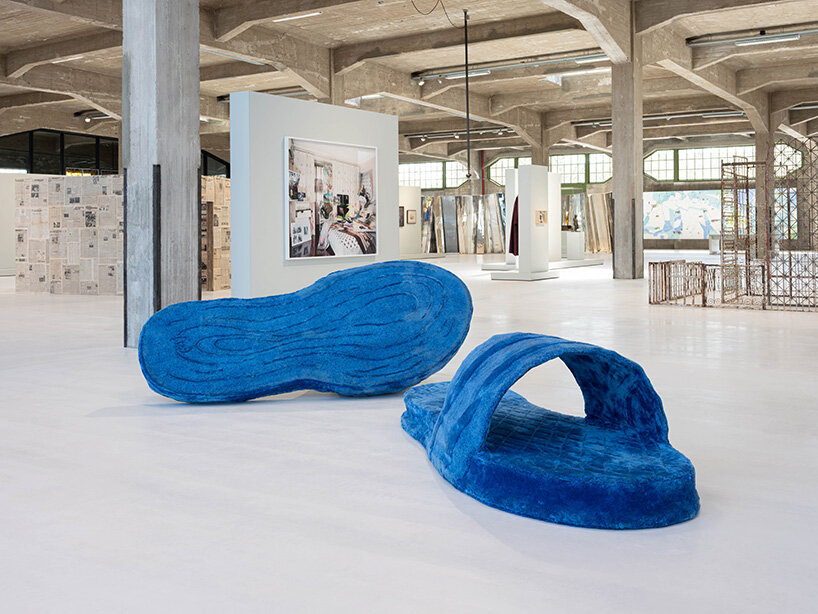 Hana El-Sagini, The Big Blue Slippers, 2022, Collection Fenix | image © Titia Hahne