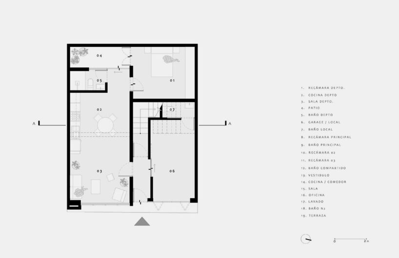 Ground Floor Plan by Amasa Estudio