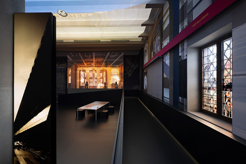 Exhibition view of 'The Fondation Cartier pour l’art contemporain by Jean Nouvel' at Fondazione Giorgio Cini, Venice, May 2025. © Jean Nouvel / ADAGP, Paris, 2025. Photo © Andrea Rossetti