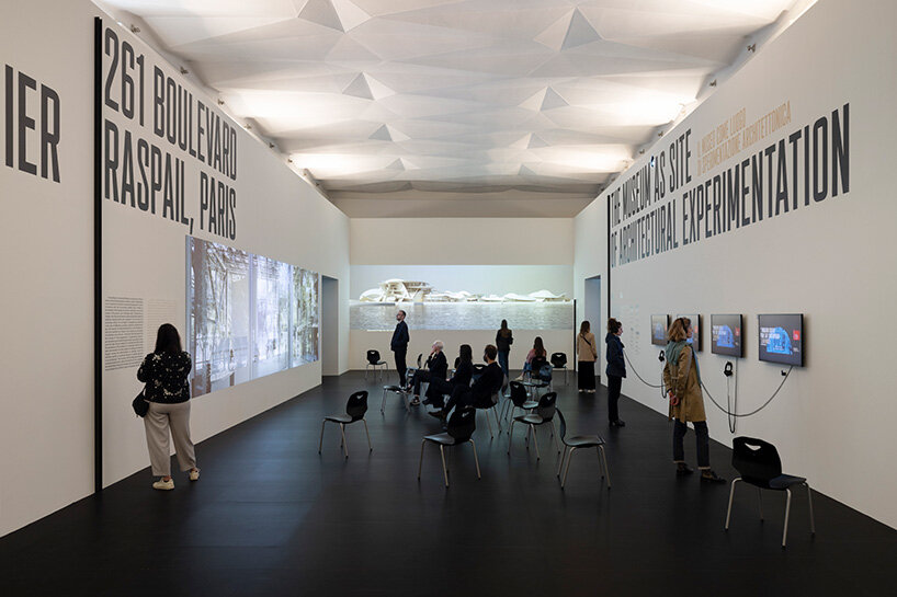 Exhibition view of 'The Fondation Cartier pour l’art contemporain by Jean Nouvel' at Fondazione Giorgio Cini, Venice, May 2025. © Jean Nouvel / ADAGP, Paris, 2025. Photo © Andrea Rossetti