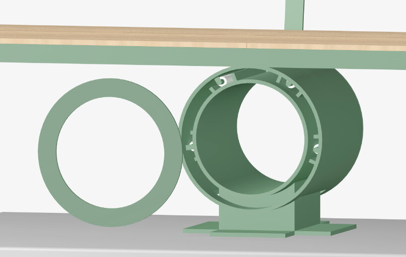 rendering of the mechanism inside by Martin Binder