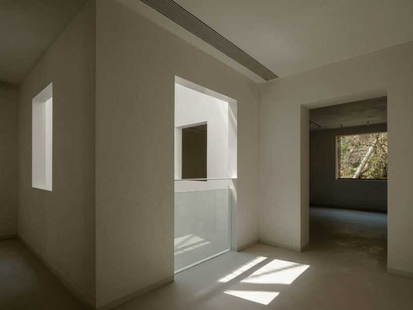 each space has a window facing the atrium