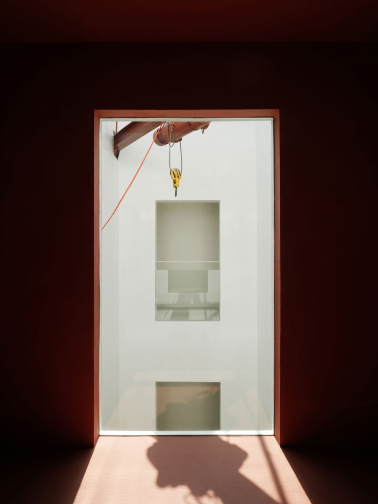 atrium displays large-scale suspended art installations