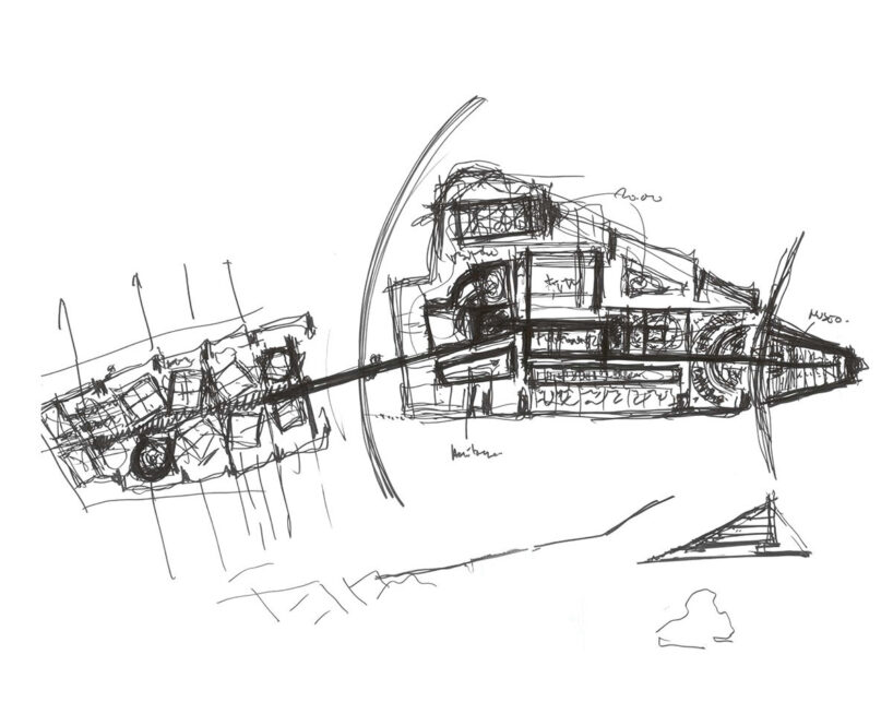 sketch © Ricardo Bofill Taller de Arquitectura