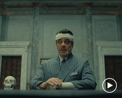 wes anderson draws on venetian palazzos and painted illusions for the phoenician scheme