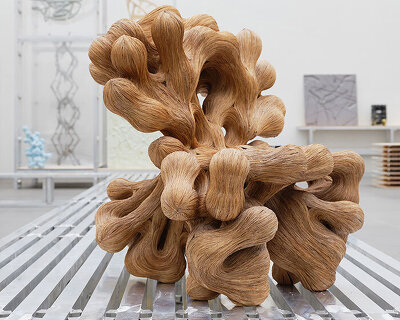 daniel widrig’s working out exhibition unveils process behind digitally-fabricated art