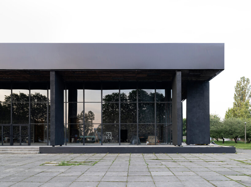 exterior view of the Pavilion 13 in Kyiv, Ukraine