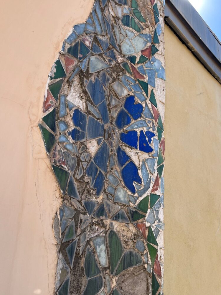 trencadís before restoration | image © Casa Batlló