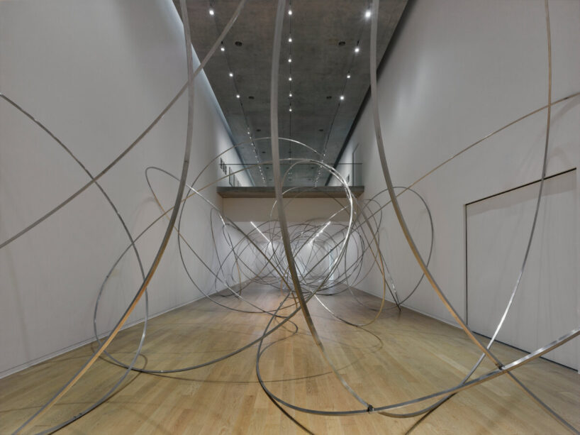 the exhibition stretches across three galleries