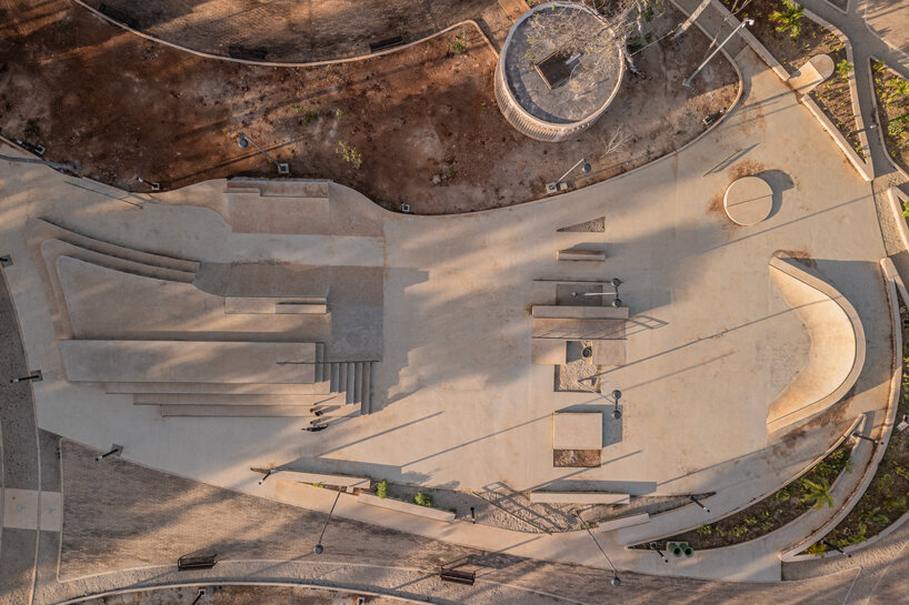 the skate park offers a dynamic space for youth recreation 