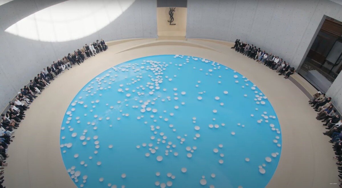 tadao ando’s bourse de commerce sets stage for saint laurent men’s summer 26 show in paris