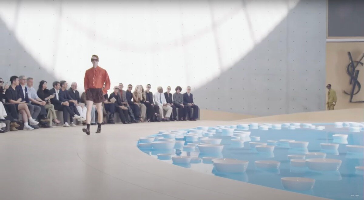 tadao ando’s bourse de commerce sets stage for saint laurent men’s summer 26 show in paris