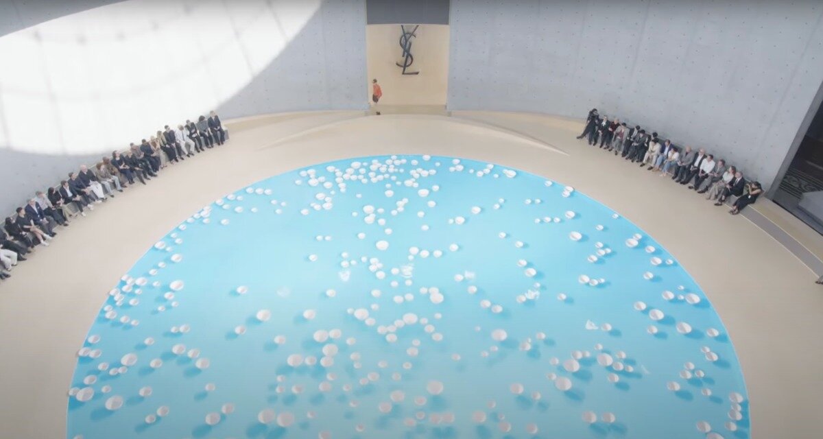 tadao ando’s bourse de commerce sets stage for saint laurent men’s summer 26 show in paris