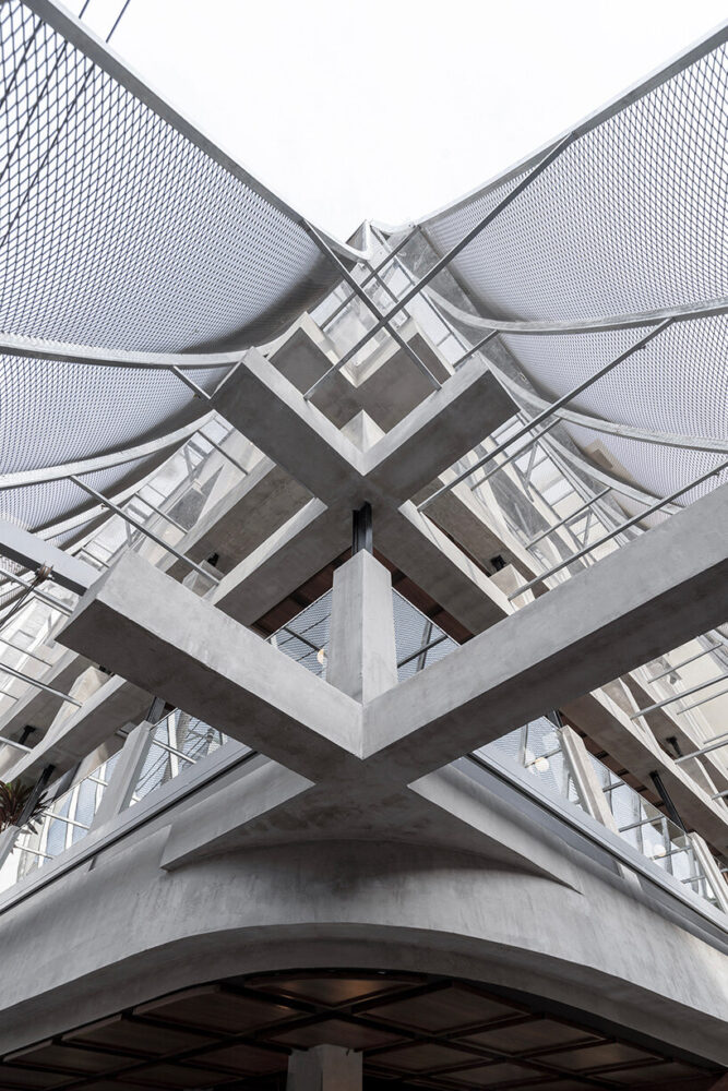 the perforations encourage cross-ventilation