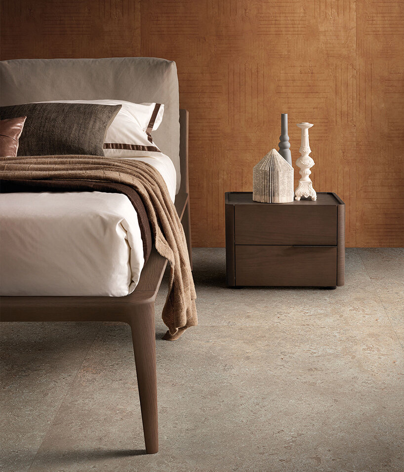 its curated selection of material tones ensures wide stylistic versatility