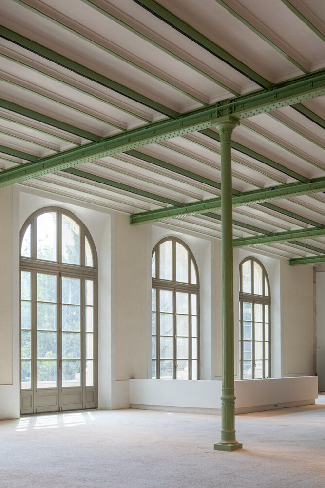 the project began with the unveiling of the restored Nave for the 2024 Olympics | image © Antoine Mercusot for Chatillon Architectes