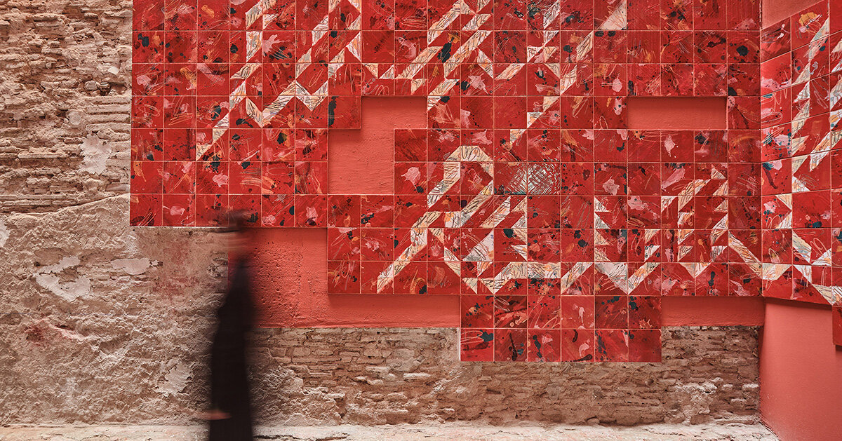 handcrafted tiles cover MIAS architects' social housing in barcelona