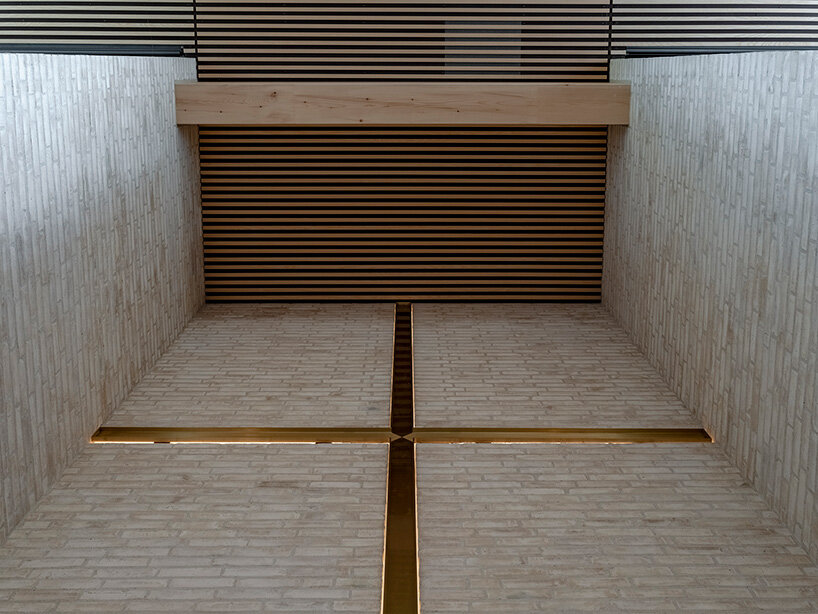 light plays an essential role in the design of Højvangen Church