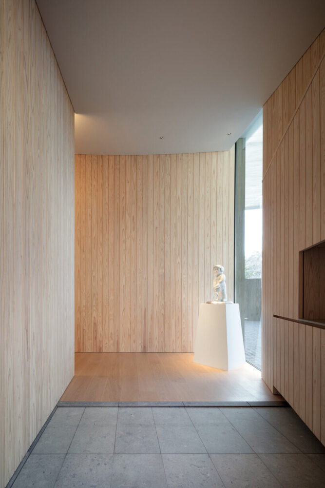 the rooms engage with the forest in different ways