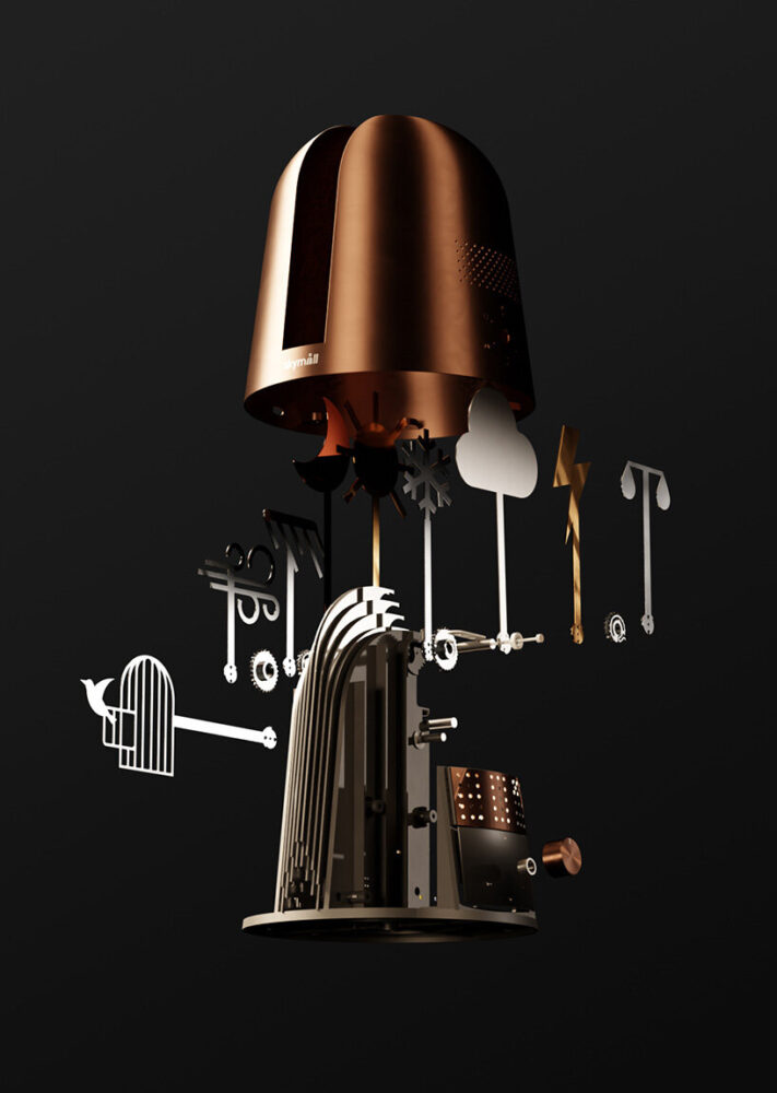 bringing together Scandinavian design, precision mechanics, and ambient awareness