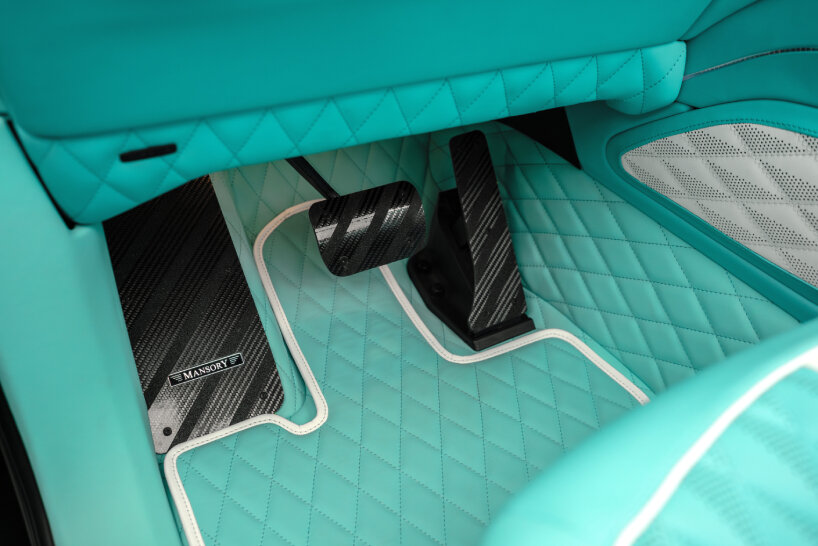 floor mats in the cabin